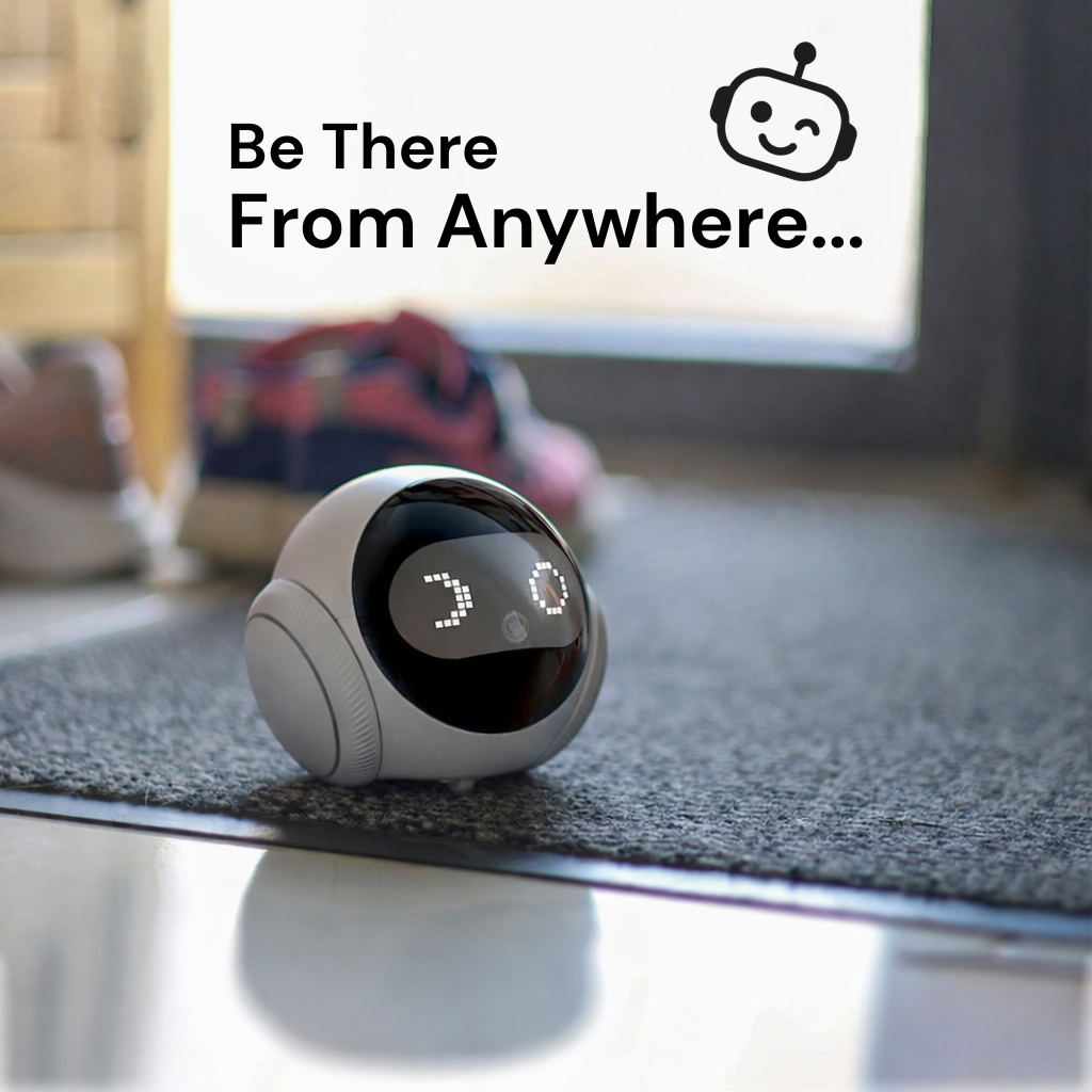 WiFi long distance robot connecting couples, pets, and home through real-time video communication