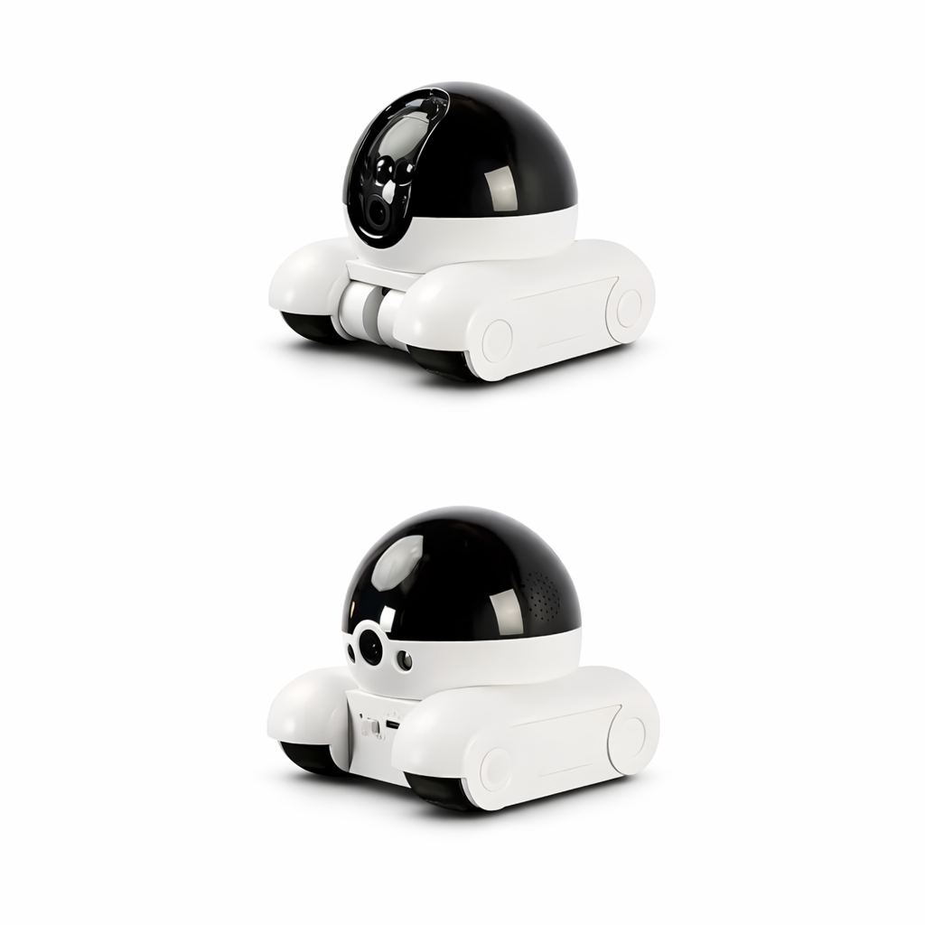 RomiPal PRO home security robot design with anti fall protection